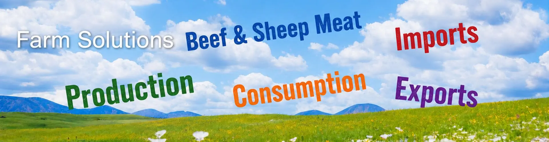 Farm Solutions blog header showing UK meat production vs consumption